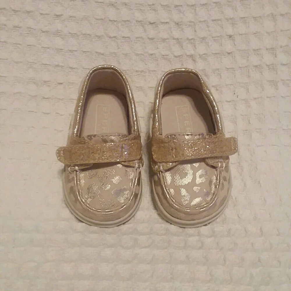 Sperry Girls Camo Print Boat Shoes